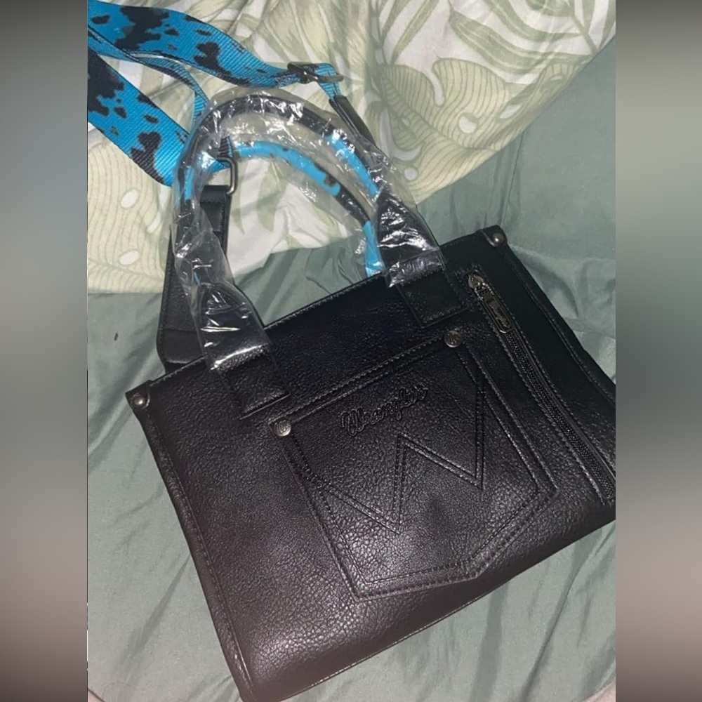 Wrangler cow print handbag - Picture 7 of 8